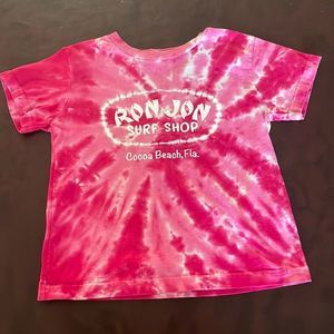 Ron Jon Surf Shop Tie Dye T-Shirt Pink Cocoa‎ Beach
